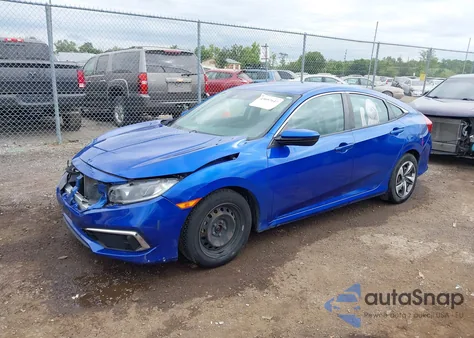 2019 Honda Civic Lx z USA, uszkodzony, nr VIN 19XFC2F60KE024723